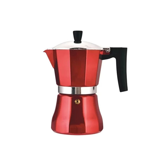 Kávovar Perfect Home Metal Red na 6 šálok 16688