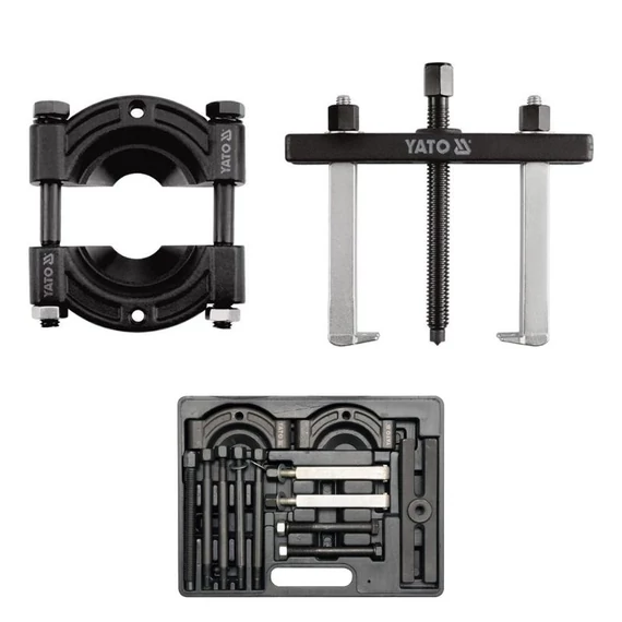 Sada dvojkrídlových sťahovákov ložísk – nastaviteľný rozsah 30–150 mm YT-0641