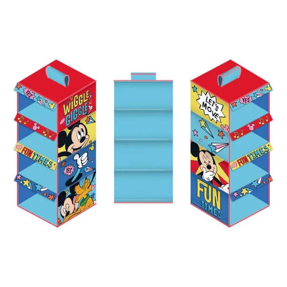 4-dielny závesný organizér do skrine Disney Mickey ADX15639WD