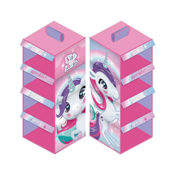 Unicorn 4-dielny závesný organizér do skrine ADX16164ZK