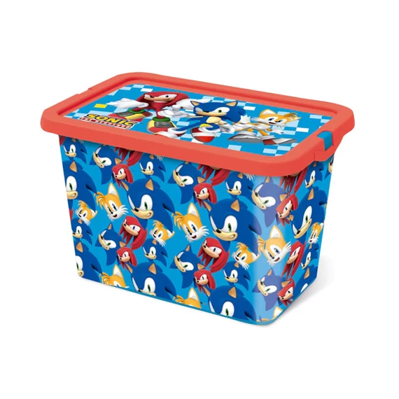 Plastová úložná krabica Sonic Hedgehog – 7 l STF04504