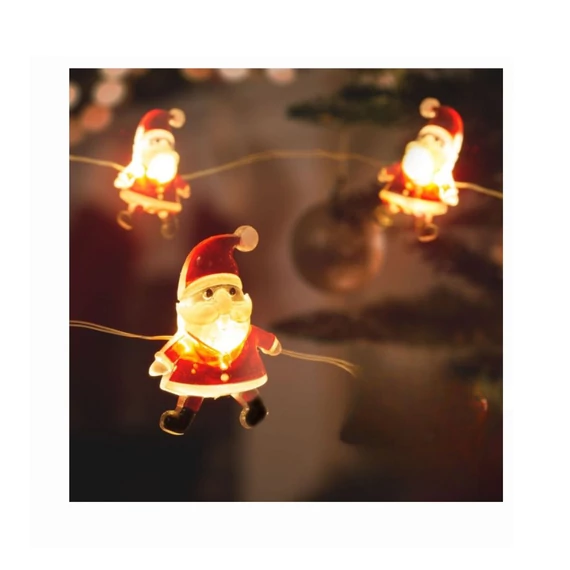 LED reťazové svetlá XHUA Santa Claus – 5 m, 80 LED diód, USB pripojenie H0417