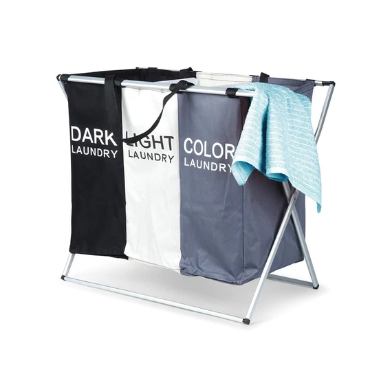 Kôš na bielizeň s tromi priehradkami 568027