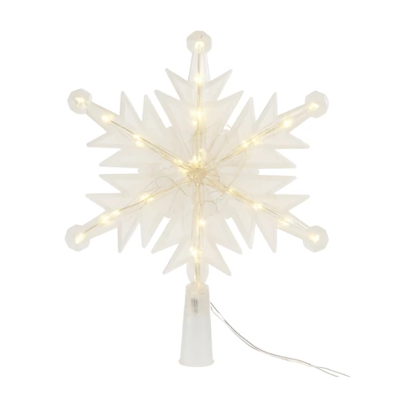 LED vianočná ozdoba na stromček v tvare snehovej vločky S0427