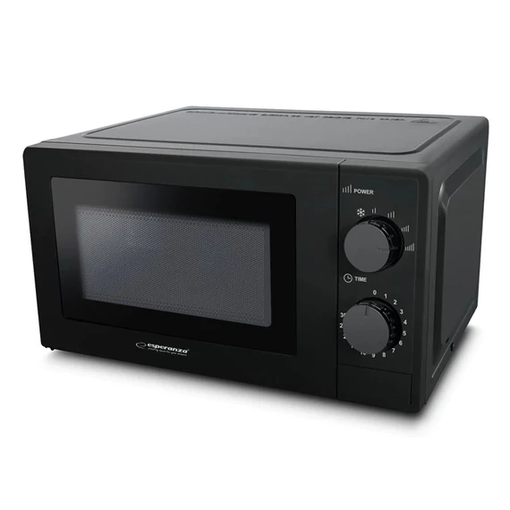 Mikrovlnná rúra Esperanza Estofado, čierna EKO011K