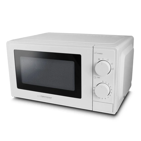 Mikrovlnná rúra Esperanza Estofado, biela EKO011W