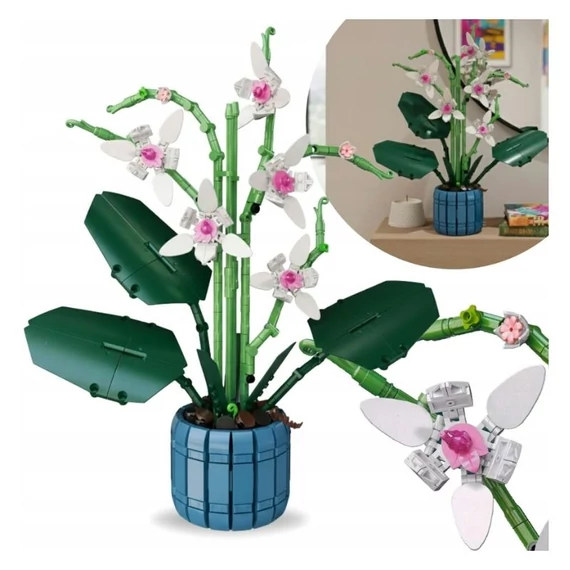 Stavebnicová hra Kvetiny Orchidea 711 dielov 294970