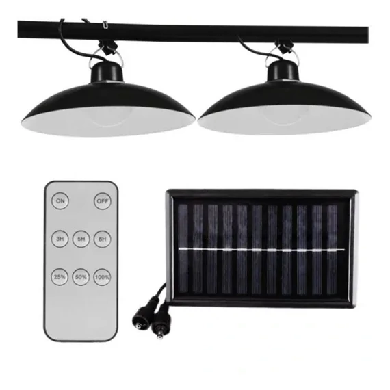 2x solárna závesná lampa – sada vonkajších LED svietidiel LEDCS1