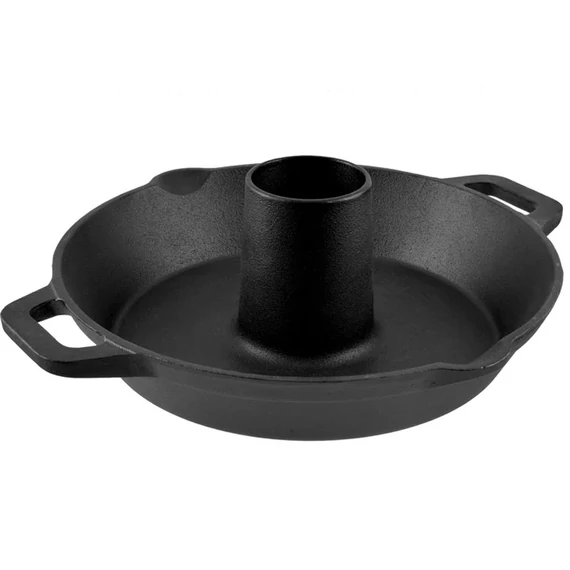 Perfektná liatinová panvica na grilovanie kuraťa 28 cm 17804