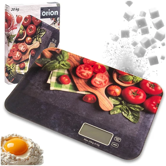 Elektronická kuchynská váha Orion Glass 20 kg 130599