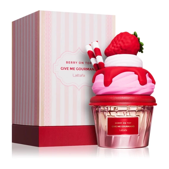 Lattafa Give Me Gourmand Berry On Top Eau de Parfum 75 ml – unisexový jahodový gurmánsky parfum 2076670
