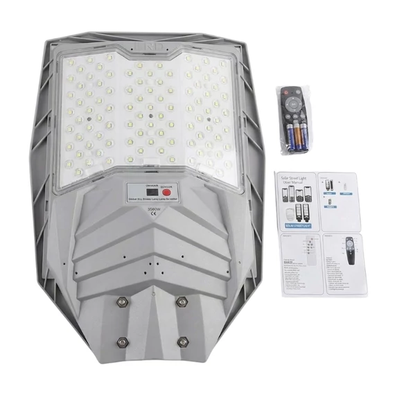 Solárna LED pouličná lampa Hayami 6500K KL25-296