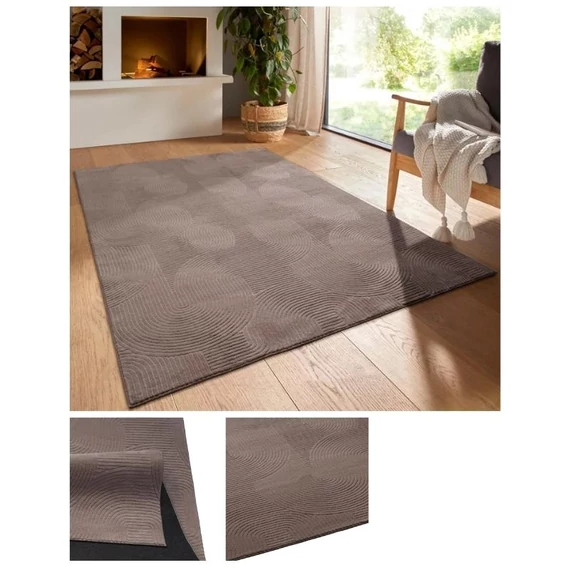 BergamoJoy plyšový koberec béžový 150x220 cm bergamoJoybeige-150