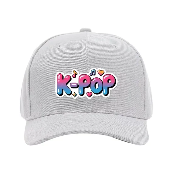 Baseballová čiapka v štýle K-POP s farebným prechodom – sivá 62MGG50266-7