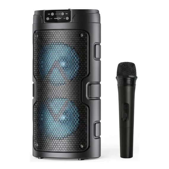 Bluetooth party reproduktor s mikrofónom – RGB, FM rádio GTS-2129