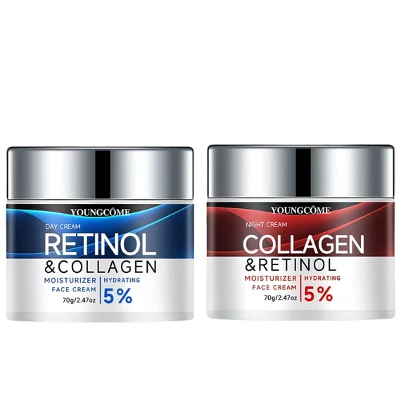 YOUNGCOME Retinol & Kolagénová sada na starostlivosť o pleť – Intenzívna hydratácia na deň a na noc FV6440628