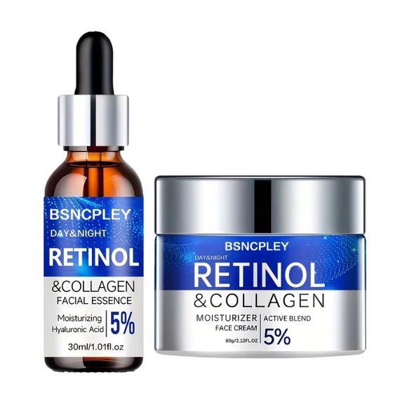 BSNCPLEY Retinol & Kolagénová sada na starostlivosť o pleť – Intenzívna regenerácia deň a noc WN293236
