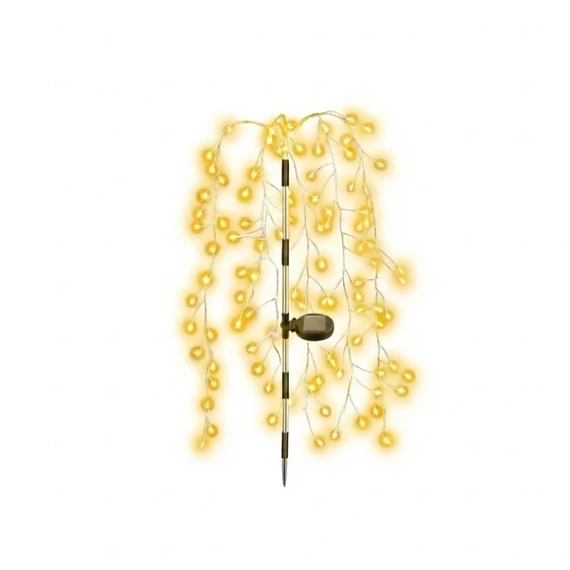 Zahrievacia biela (Warm Light) 200 LED solárna záhradná lampa AE3347240-WW