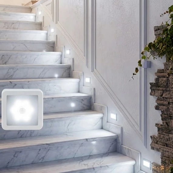 LED schodiskové a nástenné svietidlo s pohybovým senzorom FG6546347-F