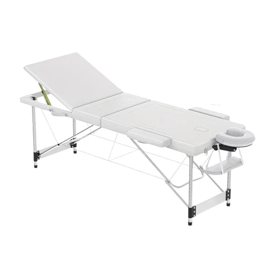 Snehobiely 3-zónový prenosný masážny stôl FJ3968850-W
