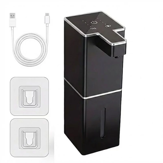 Automatický dávkovač mydla so štyrmi rýchlosťami – Modern Carbon Black (380 ml) HM2554084-B