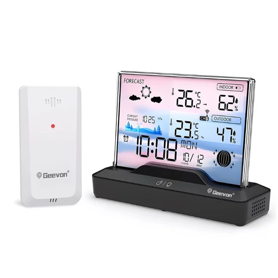 Bezdrôtová meteorologická stanica a digitálny teplomer Geevon PX572179