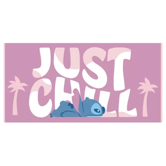 Kúpeľný uterák a plážová osuška Disney Lilo a Stitch Just Chill 70 × 140 cm AYM078046