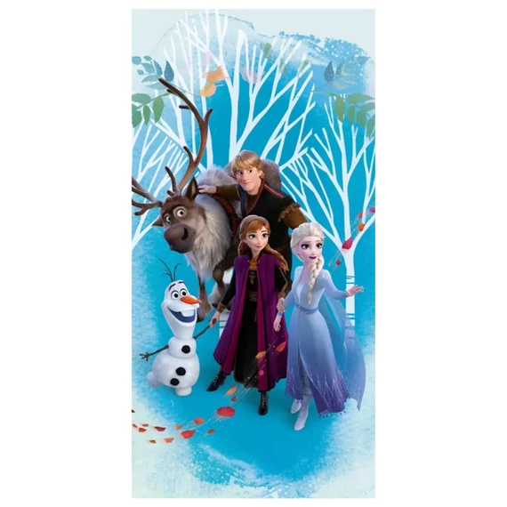 Kúpeľný uterák Disney Frozen Blue, plážový uterák 70x140 cm JFK022924