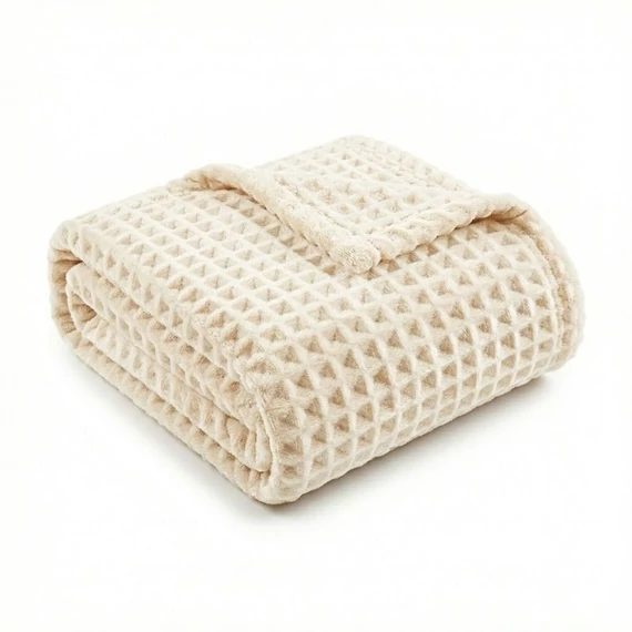 Merinos Piramit deka v krémovo bielej farbe MER02-200X220