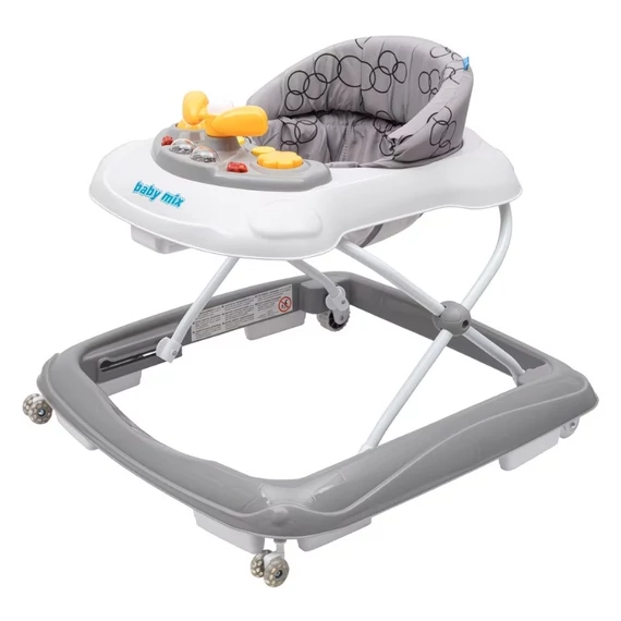 Detský chodítko Baby Mix so silikónovými kolieskami V2MGQ304K8