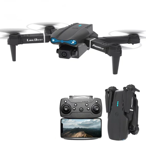 Inteligentný dron s dvojitou kamerou Čierny UL6771201-F