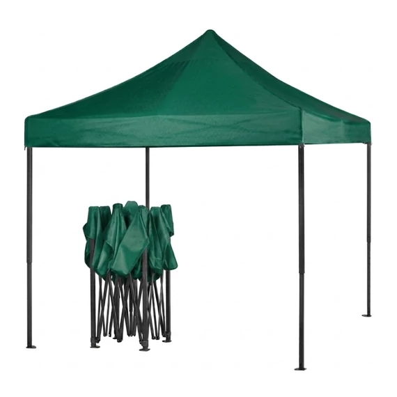 Skladací záhradný pavilón 3 × 4,5 m – zelený HM-8005-Z