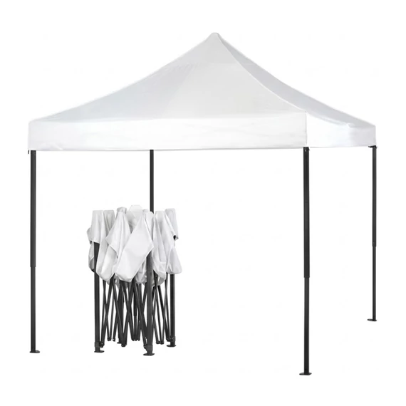 3 × 4,5 m skladací záhradný pavilón – biely HM-8005-F