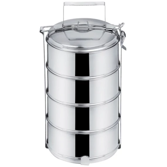 4-poschodový nerezový box na jedlo (4 x 1,3 l) 120965