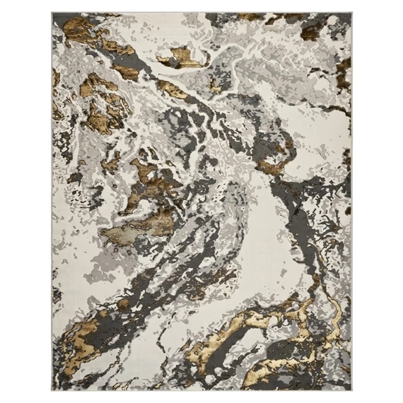 Koberec Sunset collection 120 x 170 cm – biely, sivý a zlatý B8441A-2-120170