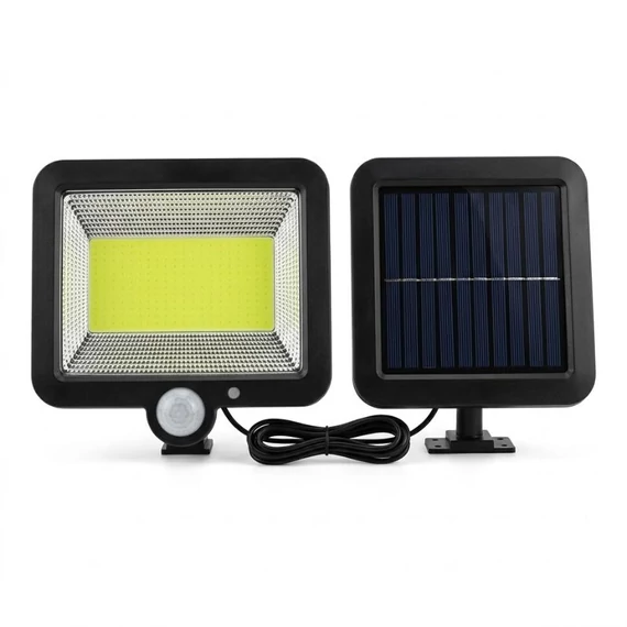 HAYAMI Solárna COB LED nástenná lampa s pohybovým senzorom KL25-259