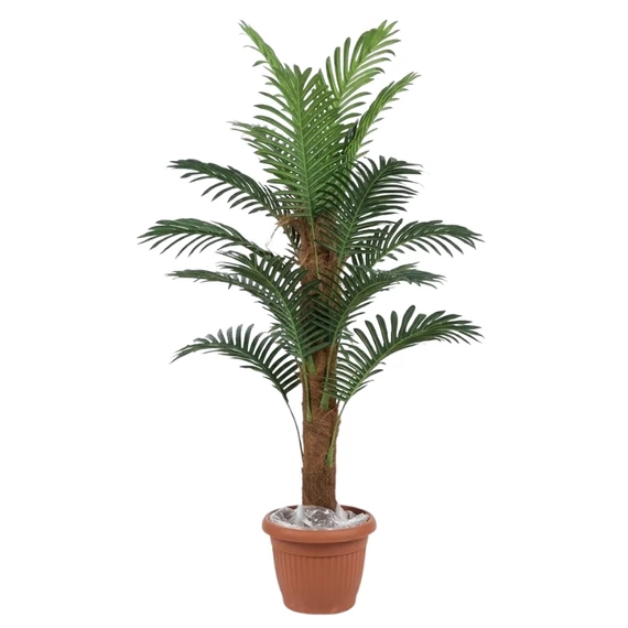 Dekoratív umelá palma s kmeňom v kvetináči PALM3