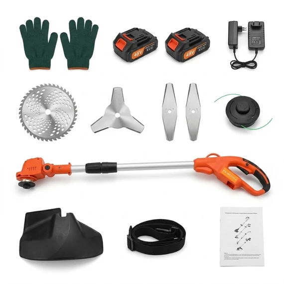 Sada akumulátorovej kosačky a vyžínača Welnek Tools 48 V VK-4050