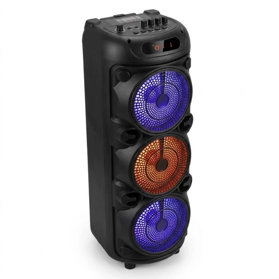 Prenosný Bluetooth party reproduktor s karaoke súpravou YE-8860