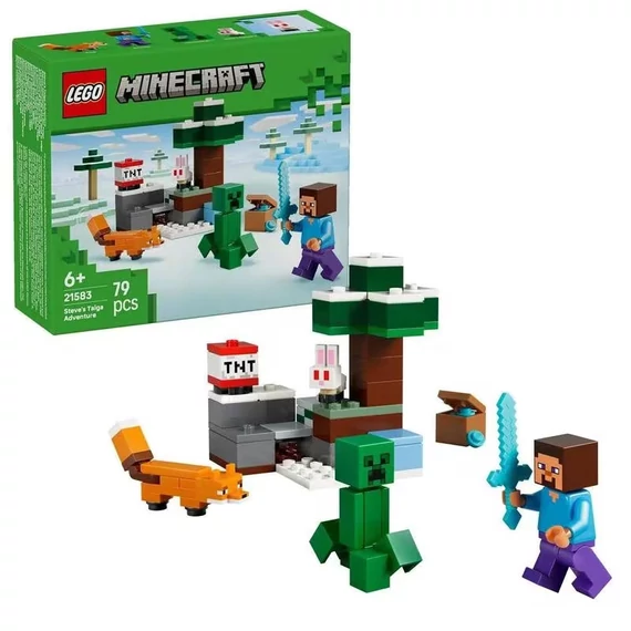 LEGO Minecraft Steve Taiga Adventure 21583 V2M6K34808
