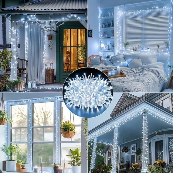 Vonkajšia LED reťaz 22 m, 200 LED, biela, VM4342280-F22