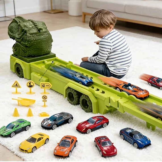 Súprava diaľničných nákladných áut s dinosaurami 63MGV50GX8