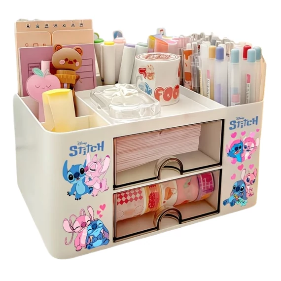 Disney Stitch multifunkčný organizér na stôl – béžový 57MVK5XQKW-3