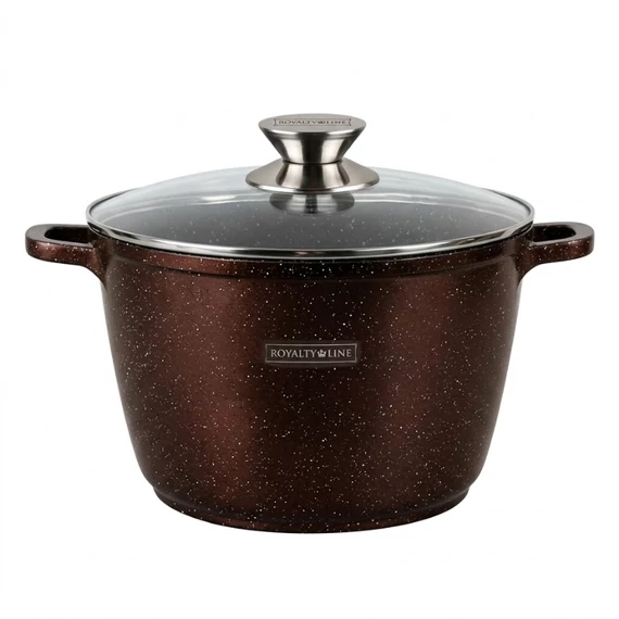 Royalty Line – 32 cm hliníkový hrniec s mramorovým povrchom RL-AD32MG