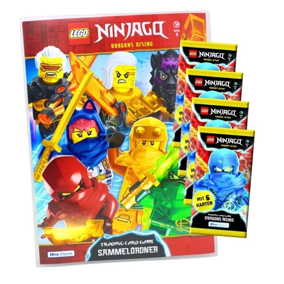 LEGO NINJAGO Dragons Rising zberateľský album s balíčkami kariet V6M2W356Q2
