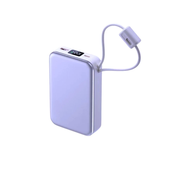 Powerbank 20000mAh s rýchlonabíjačkou – fialová, výkon 22,5 W 06394_F