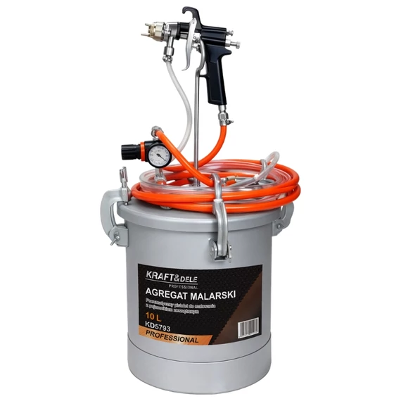 Kraft&Dele pneumatický striekací systém s nádržou 10 l KD5793
