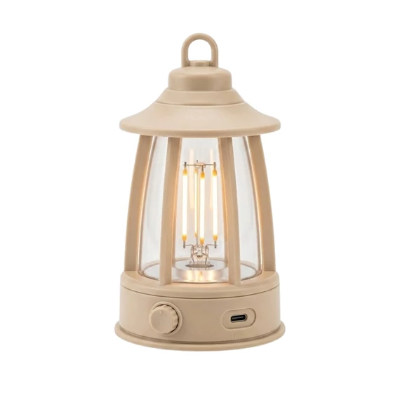 Retro štýlová kempingová lampa na batérie 9998