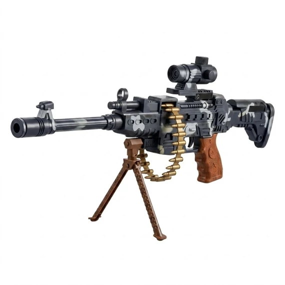 Machine Gun High Toys Set – Interaktívna hračka guľomet so svetlom a zvukom MG-01H