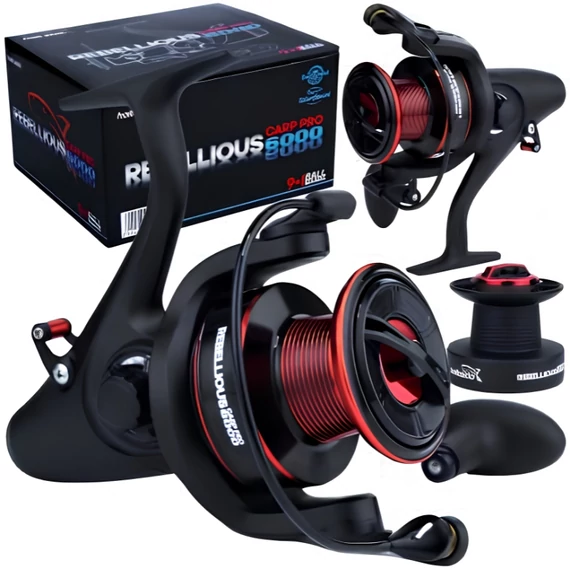 Hokkaido Rebellious Carp Pro 6000 – Navijak na lov na boilies s voľným chodom W10029